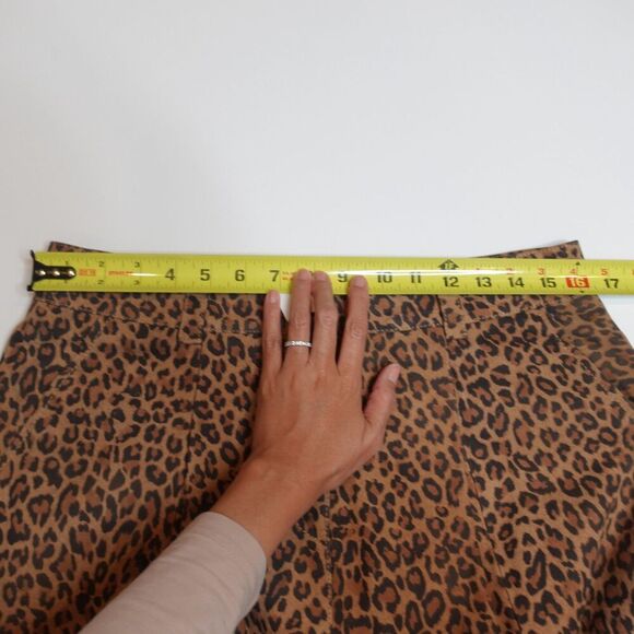 Lita by Ciara Women's Leather High Waist Pants Animal Print Size 30 NWT $398 NWT - Picture 7 of 9